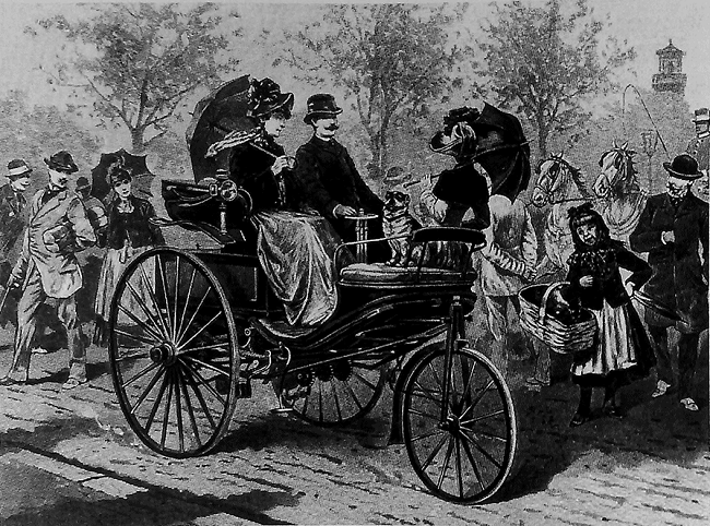 Karl Benz with wife Bertha Ringer Karl Benz with wife Bertha Ringer